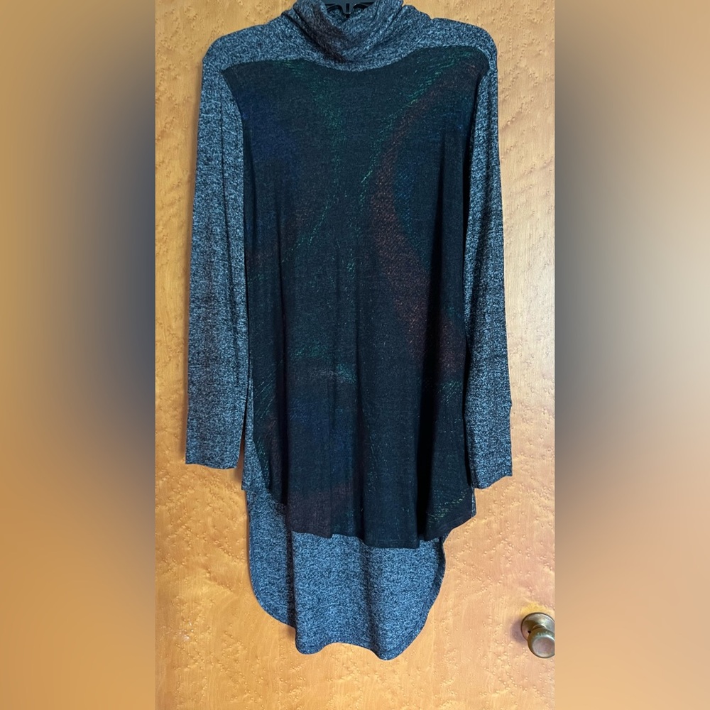 Go Couture Charcoal Knit Top